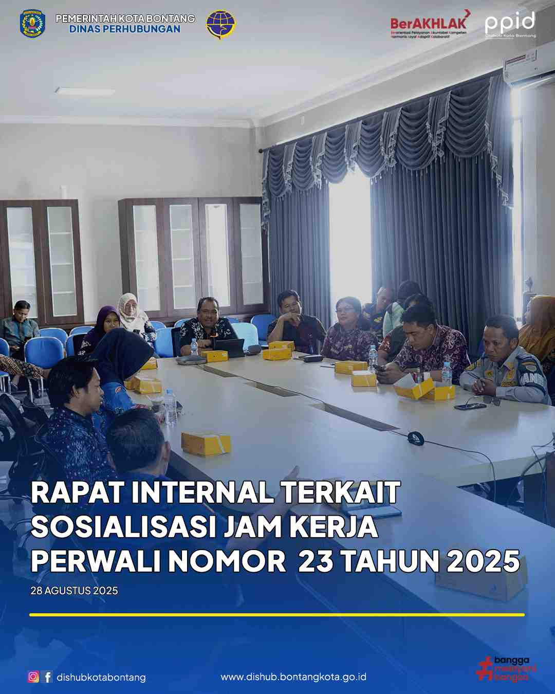 Rapat Internal Terkait Jam Kerja ASN